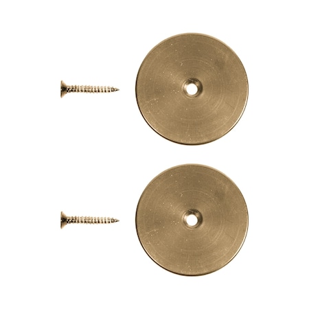 Meadow Lane Polished Brass Rail End Cap for Ladder Rail EG.40.06